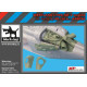 Black Dog A48056 1/48 Westland Lynx AH-7 engine for Airfix