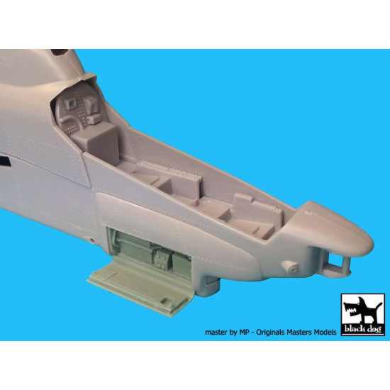 Black Dog A48057 1/48 AH-1W engine electronic for Italeri