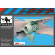Black Dog A48063 1/48 OV-1 D Mohawk engine for Roden