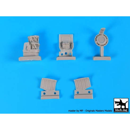 Black Dog A48063 1/48 OV-1 D Mohawk engine for Roden