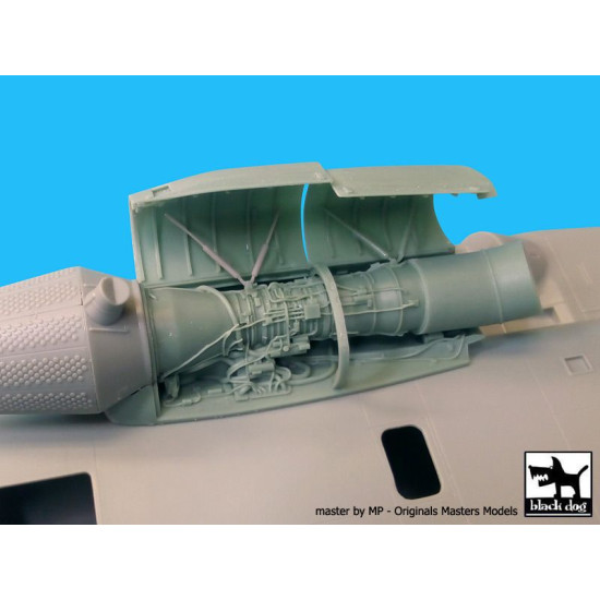 Black Dog A48068 1/48 MH-53 E Sea Dragon outer engine for Academy