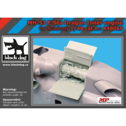 Black Dog A48069 1/48 MH-53 E Sea Dragon inner engine for Academy