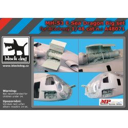 Black Dog A48071 1/48 MH-53 E Sea Dragon big set for Academy