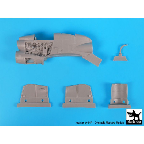 Black Dog A48074 1/48 E-2 C Hawkeye 1 engine for Kinetic