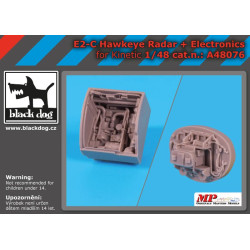 Black Dog A48076 1/48 E-2 C Hawkeye radar +electronics for Kinetic