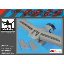 Black Dog A48077 1/48 V-22 Osprey Hydraulics and sensors for Italeri