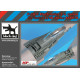 Black Dog A48078 1/48 F-16 C electronics 2 +canon for Tamiya