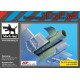 Black Dog A48086 1/48 F4J Phantom engine for Hasegawa