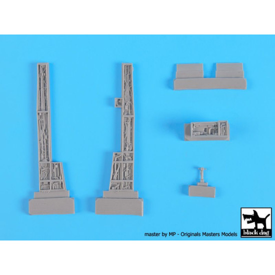 Black Dog A48087 1/48 F4J Phantom side electronics for Hasegawa