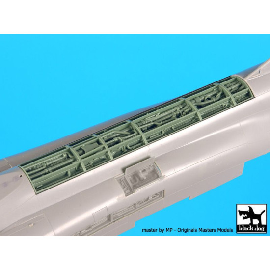 Black Dog A48088 1/48 F4J Phantom spine electronics for Hasegawa