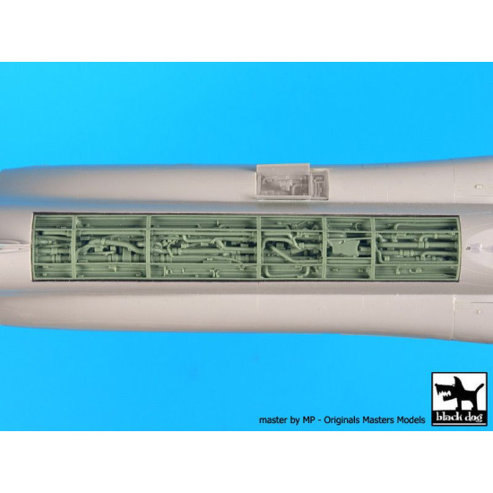 Black Dog A48088 1/48 F4J Phantom spine electronics for Hasegawa