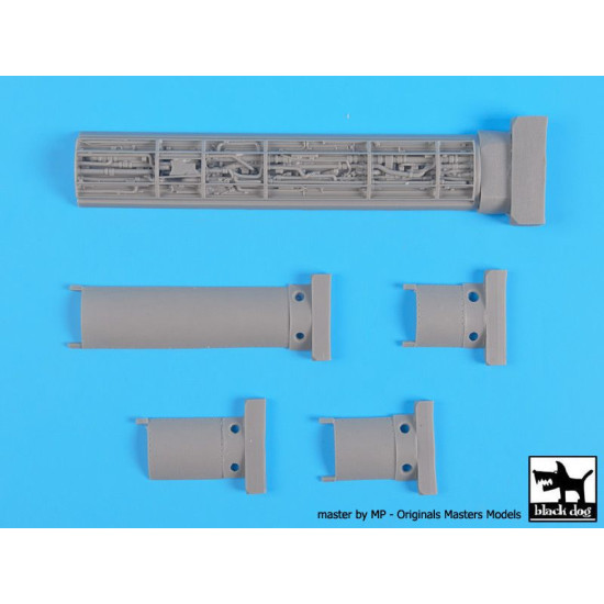Black Dog A48088 1/48 F4J Phantom spine electronics for Hasegawa
