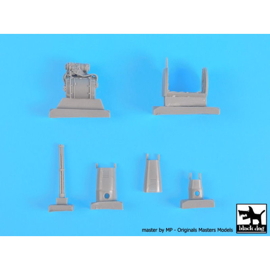 Black Dog A48089 1/48 F4E Phantom canon for Italeri