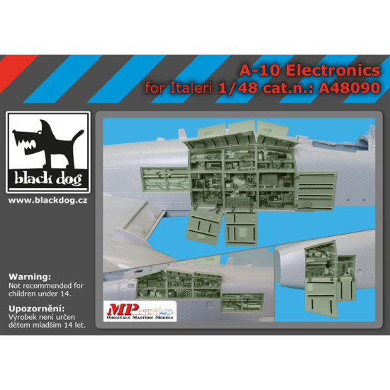 Black Dog A48090 1/48 A-10 electronics for Italeri