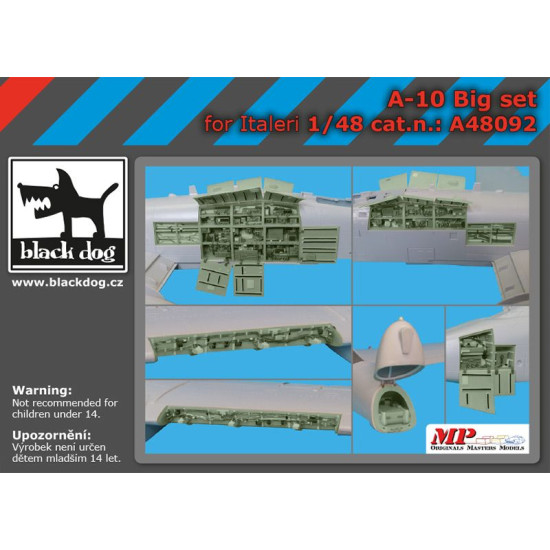 Black Dog A48092 1/48 A-10 big set for Italeri