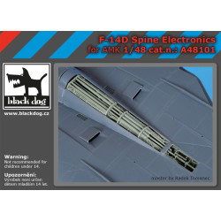 Black Dog A48101 1/48 F-14 D spine electronics for AMK