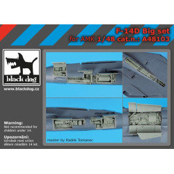 Black Dog A48103 1/48 F-14 D big set for AMK