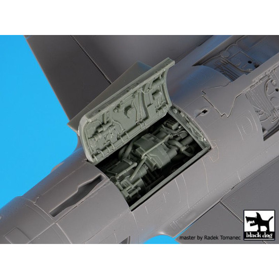 Black Dog A48105 1/48 F 104 engine for Kinetic