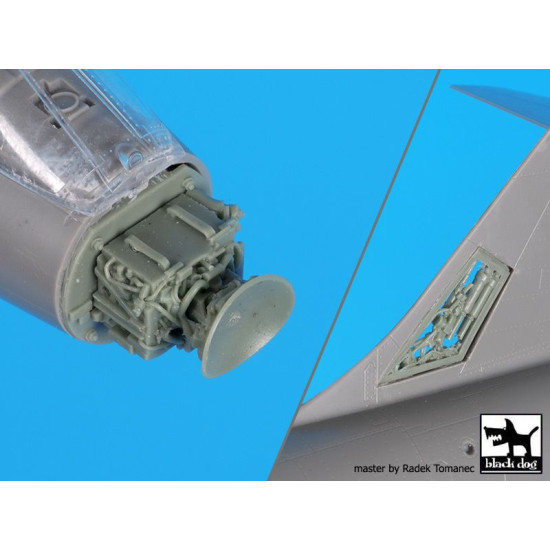 Black Dog A48106 1/48 F-104 radar+tail for Kinetic