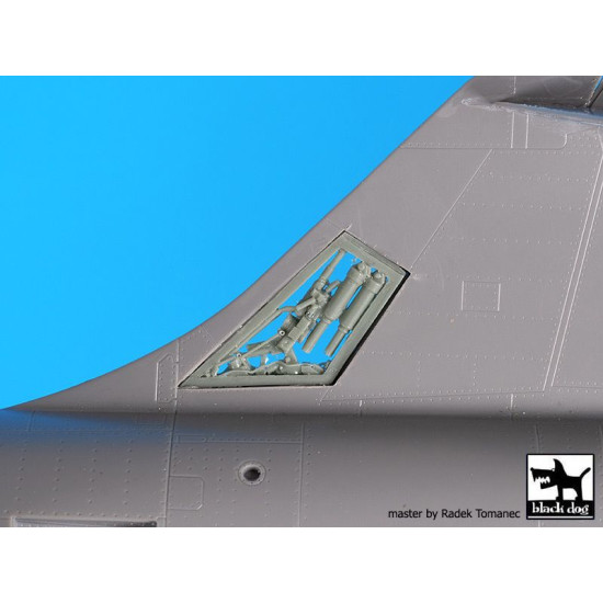 Black Dog A48106 1/48 F-104 radar+tail for Kinetic