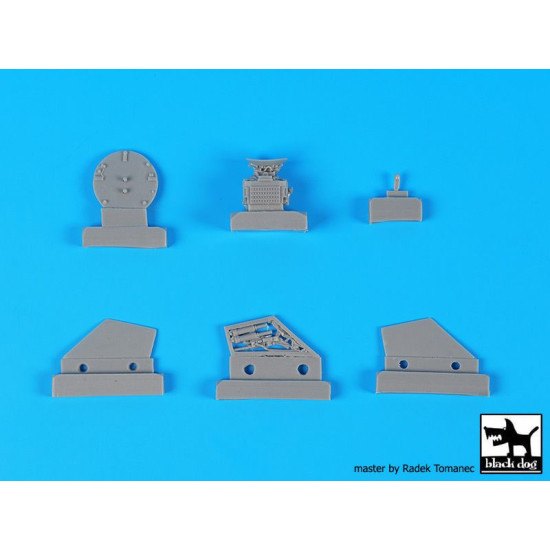 Black Dog A48106 1/48 F-104 radar+tail for Kinetic