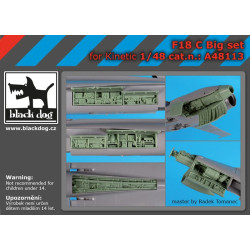 Black Dog A48113 1/48 F-18 C big set for Kinetic