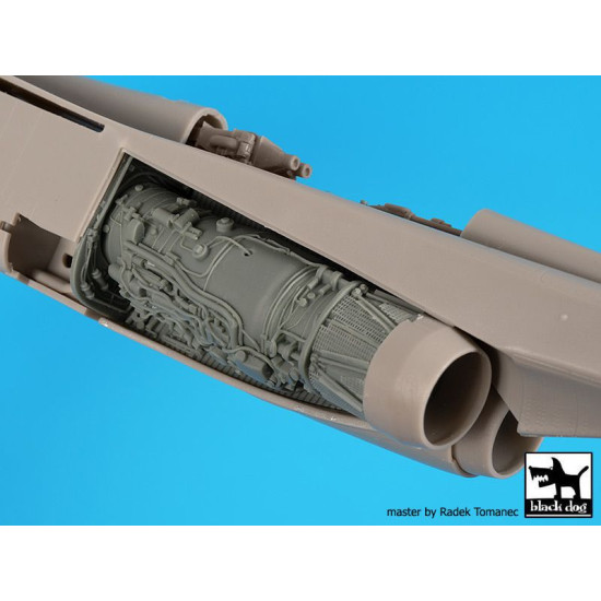 Black Dog A48118 1/48 Sepecat Jaguar engine for Kitty Hawk