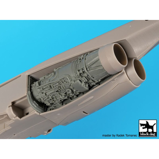 Black Dog A48118 1/48 Sepecat Jaguar engine for Kitty Hawk
