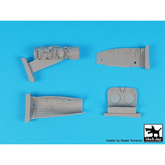 Black Dog A48118 1/48 Sepecat Jaguar engine for Kitty Hawk