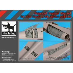 Black Dog A48120 1/48 Sepecat Jaguar big set for Kitty Hawk