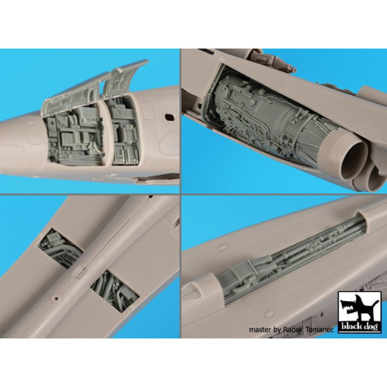 Black Dog A48120 1/48 Sepecat Jaguar big set for Kitty Hawk