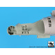 Black Dog A48121 1/48 Harrier GR 7 radar+electronics for Hasegawa
