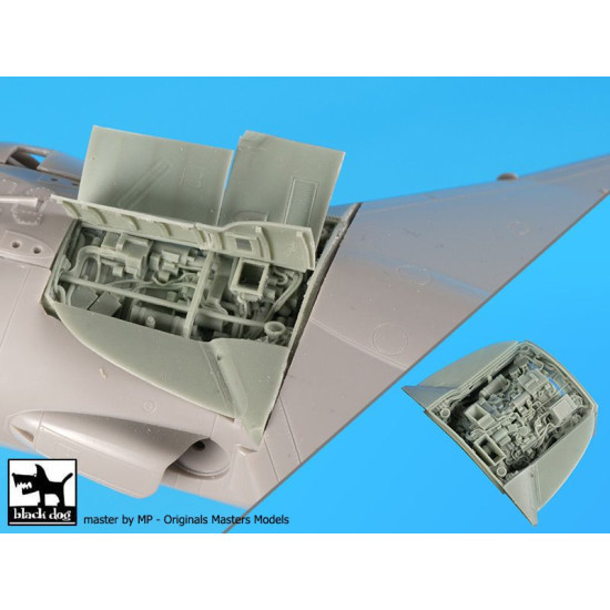 Black Dog A48122 1/48 Harrier GR 7 engine for Hasegawa