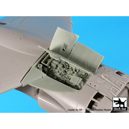 Black Dog A48122 1/48 Harrier GR 7 engine for Hasegawa
