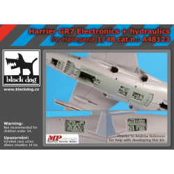 Black Dog A48123 1/48 Harrier GR 7 electronics+hydraulics for Hasegawa