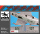 Black Dog A48123 1/48 Harrier GR 7 electronics+hydraulics for Hasegawa