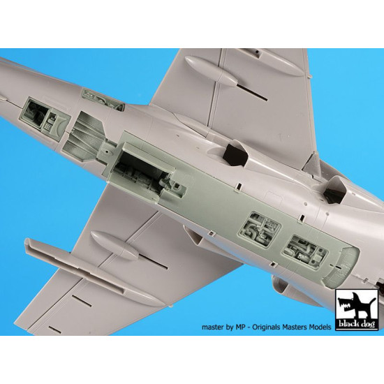 Black Dog A48123 1/48 Harrier GR 7 electronics+hydraulics for Hasegawa