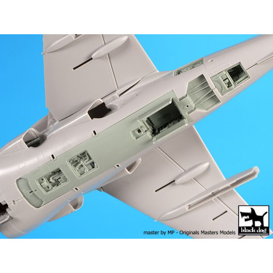 Black Dog A48123 1/48 Harrier GR 7 electronics+hydraulics for Hasegawa