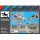 Black Dog A48124 1/48 Harrier GR 7 big set for Hasegawa