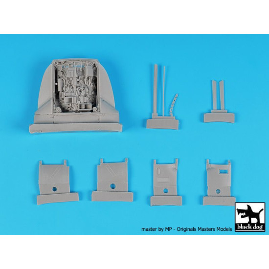 Black Dog A48124 1/48 Harrier GR 7 big set for Hasegawa