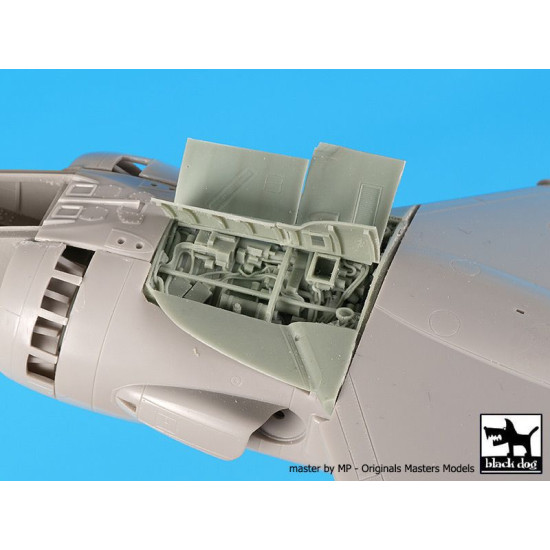 Black Dog A48124 1/48 Harrier GR 7 big set for Hasegawa