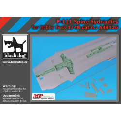 Black Dog A48126 1/48 F-111 Spine hydraulics for Hobby Boss