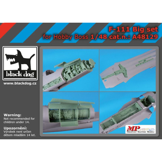 Black Dog A48129 1/48 F-111 Big set for Hobby Boss