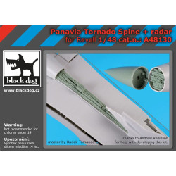 Black Dog A48130 1/48 Panavia Tornado spine + radar for Revell