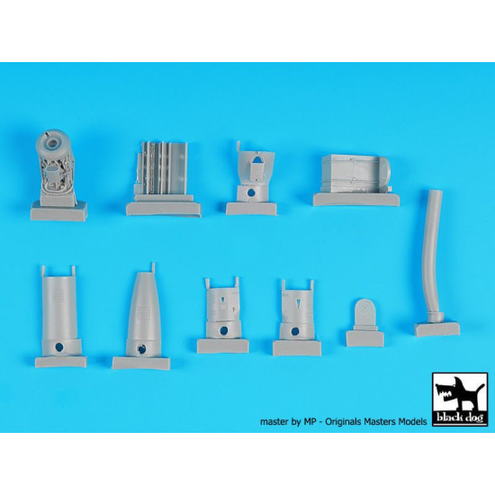 Black Dog A48134 1/48 IA 58 Pucará engine for Kinetic