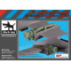 Black Dog A48135 1/48 IA 58 Pucará 2 engines for Kinetic