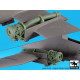 Black Dog A48135 1/48 IA 58 Pucará 2 engines for Kinetic