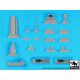 Black Dog A48136 1/48 IA 58 Pucará wheel bays + canon for Kinetic Black Dog A48136 1/48 IA 58 Pucará wheel bays + canon for Kinetic