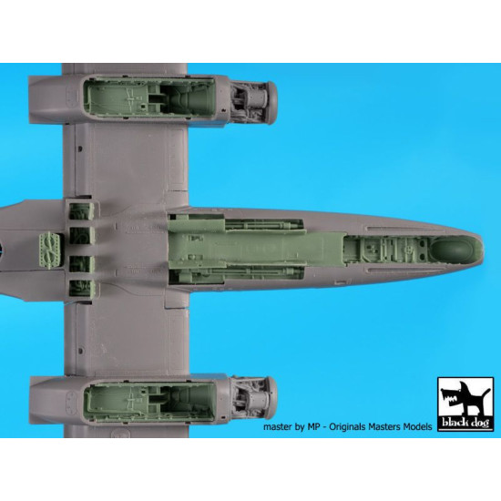 Black Dog A48137 1/48 IA 58 Pucará Big set for Kinetic