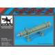 Black Dog A48138 1/48 Mirage F1CT/CR engine+trolley for Kitty Hawk